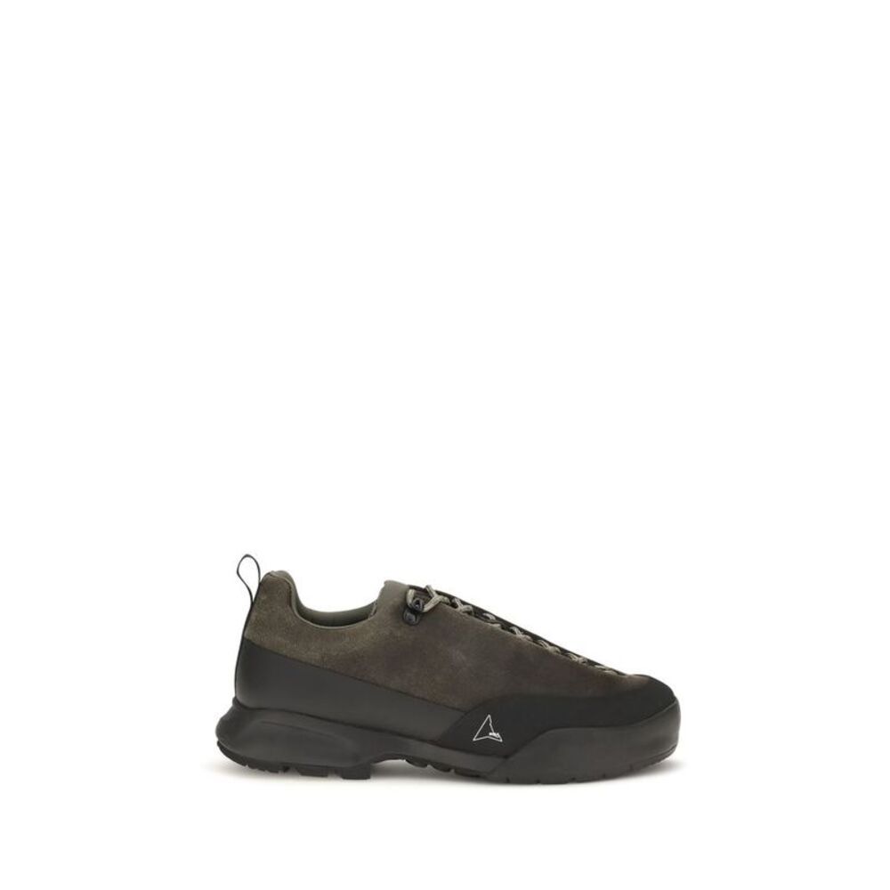 ROA Brown Calf Leather Bos Taurus Athletic Men's Sneakers